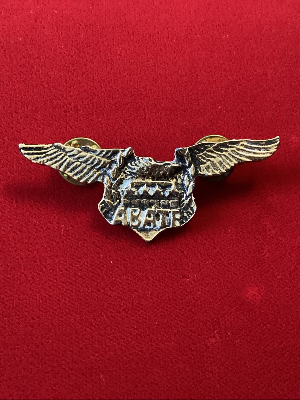 Abaete Silver Winged Lapel Pin - Biker Men’s Accessory